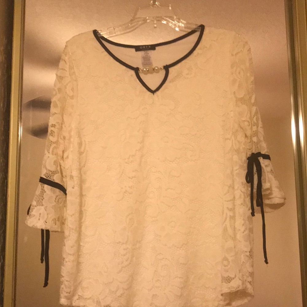 Dressy white business casual shirt